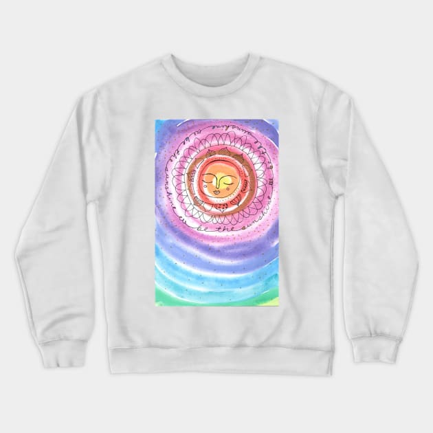 Be the Sunshine Crewneck Sweatshirt by gaea